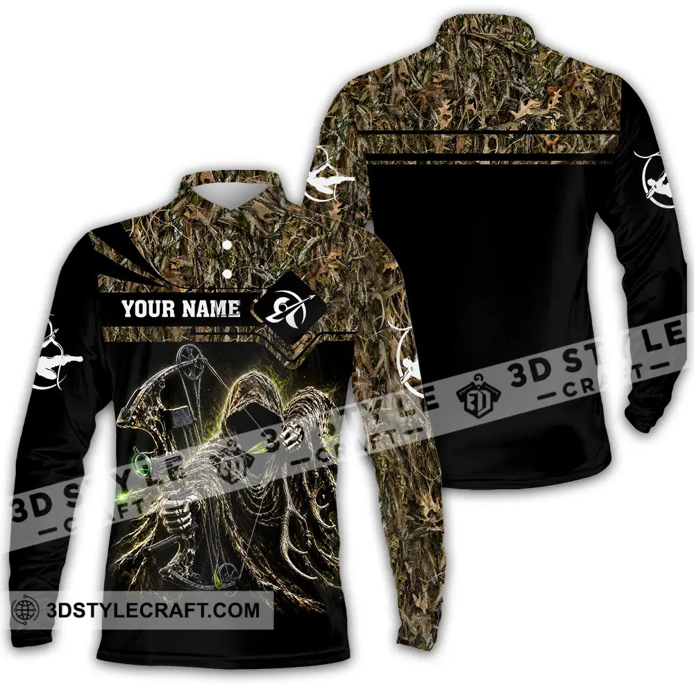 Unisex Shirt - Custom Archery Shirt - Long Sleeve Polo / S - T-shirt