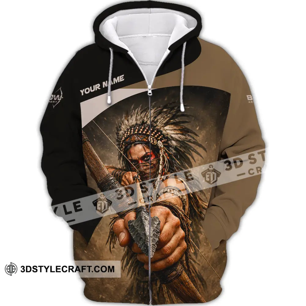 Unisex Shirt - Custom Archery Shirt - Zipper Hoodie / S - T-shirt