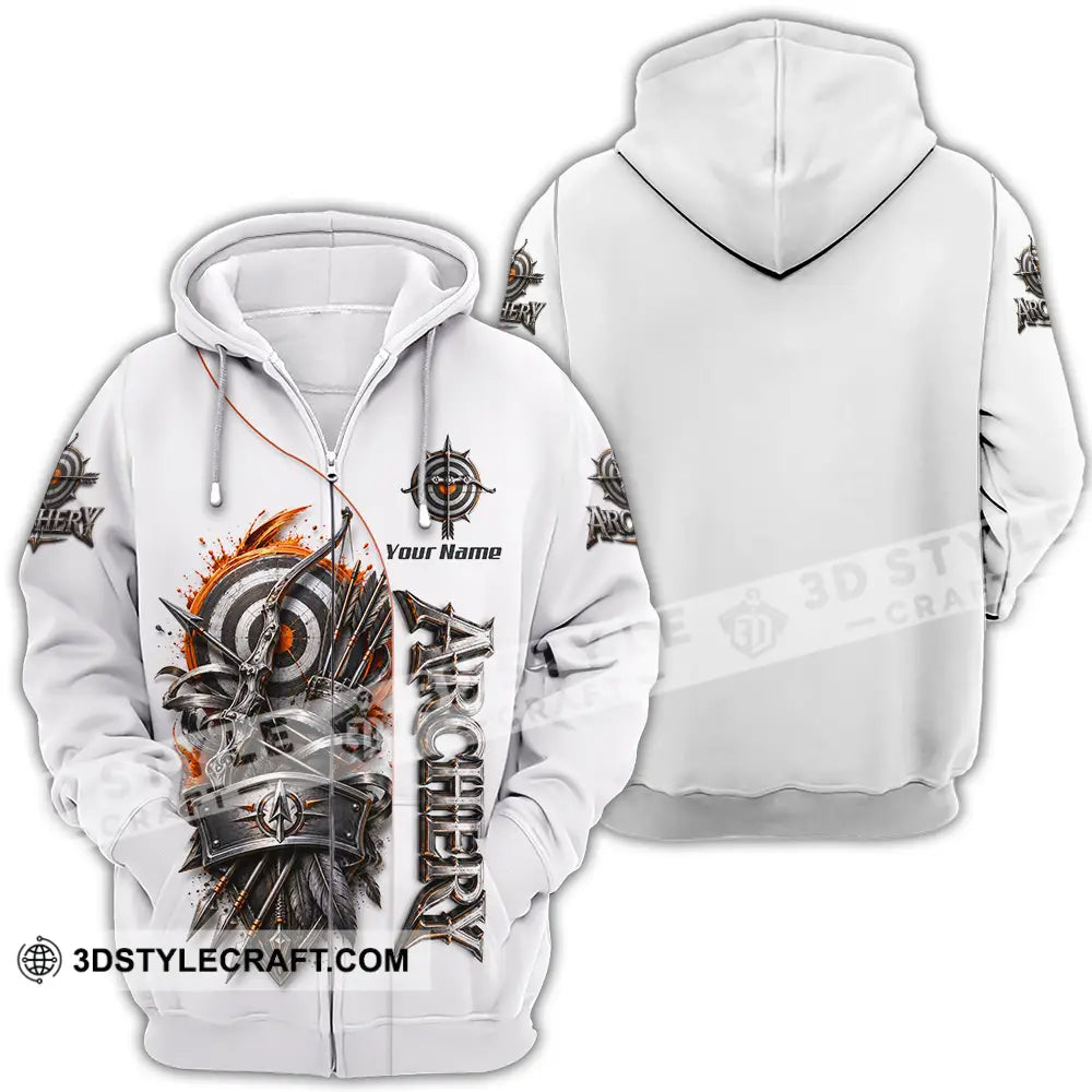 Unisex Shirt - Custom Archery Shirt - Zipper Hoodie / S - T-shirt