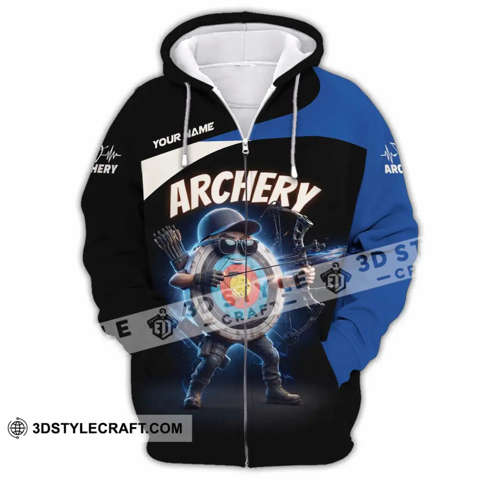 Unisex Shirt - Custom Archery Shirt - Zipper Hoodie / S - T-shirt