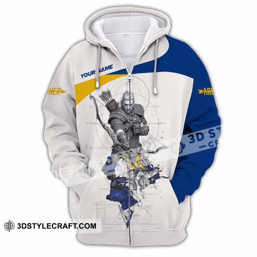 Unisex Shirt - Custom Archery Shirt - Zipper Hoodie / S - T-shirt