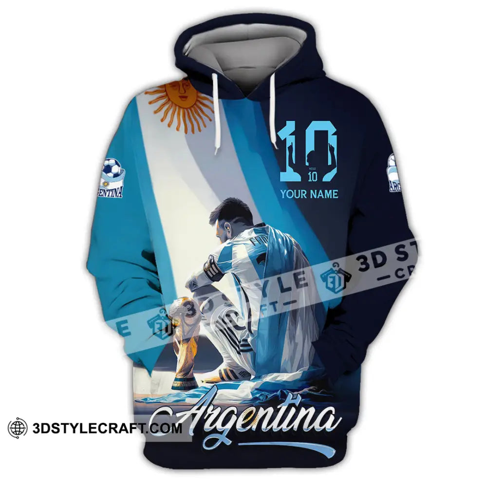 Unisex Shirt - Custom Argentina 3D Shirt Hoodie / S T-shirt