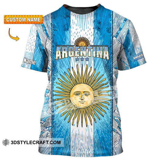 Unisex Shirt - Custom Argentina World Cup 2026 3D Shirt T-shirt