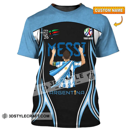 Unisex Shirt - Custom Argentina 3D Shirt style option 1
