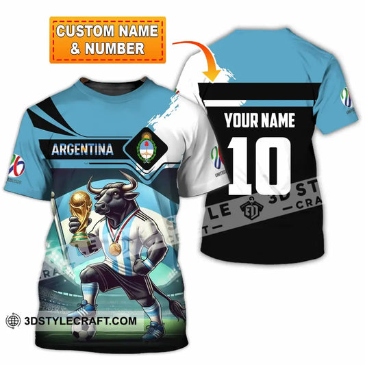 Unisex Shirt - Custom Argentina 3D Shirt T-shirt