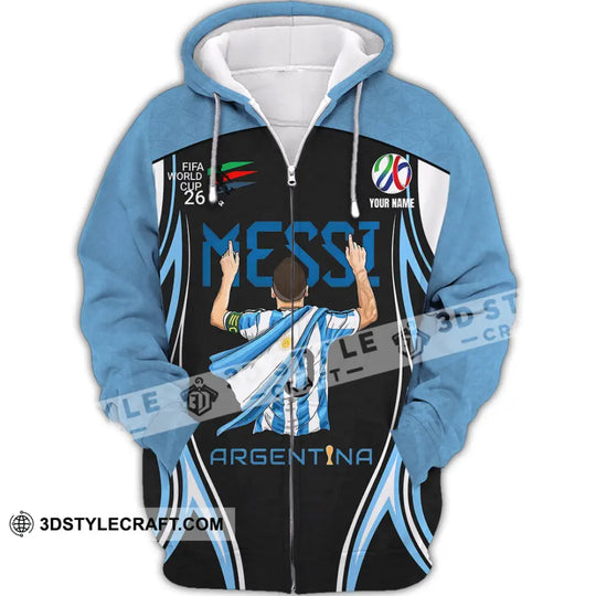 Unisex Shirt - Custom Argentina 3D Shirt style option 3