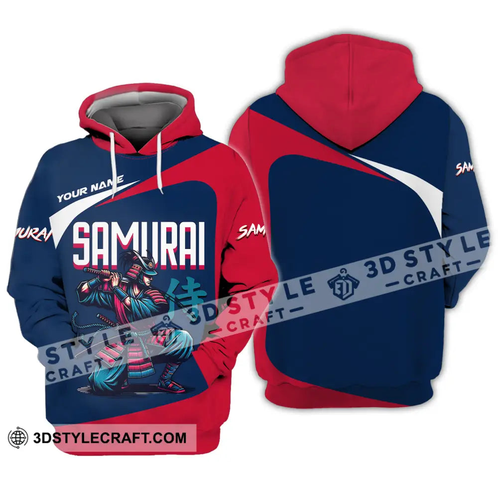 Unisex Shirt - Custom Armor Samurai Man Name Hoodie / S T-Shirt