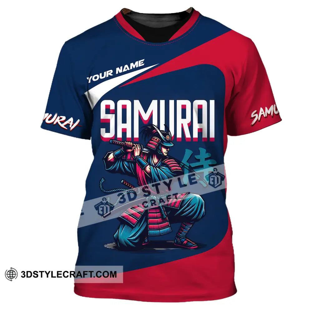 Unisex Shirt - Custom Armor Samurai Man Name T-Shirt / S T-Shirt