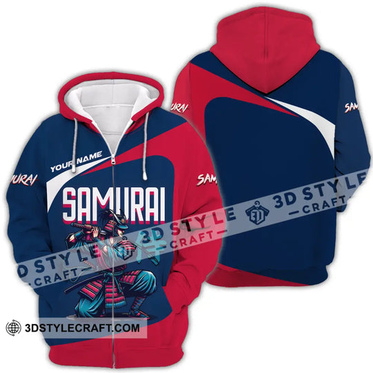 Unisex Shirt - Custom Armor Samurai Man Name Shirt style option 4
