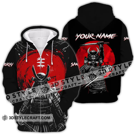 Unisex Shirt - Custom Armor Samurai Name Shirt style option 4