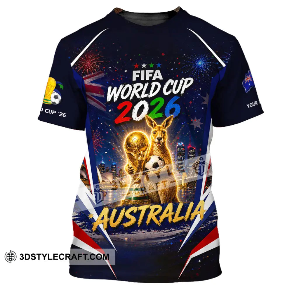 Unisex Shirt - Custom Australia World Cup 2026 Shirt - T-Shirt / S - T-shirt