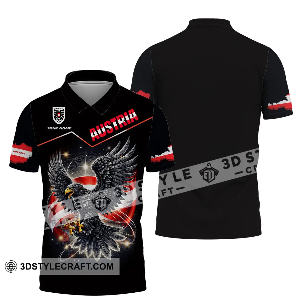 Unisex Shirt - Custom Austria 3D Shirt Polo Shirt / S T-shirt