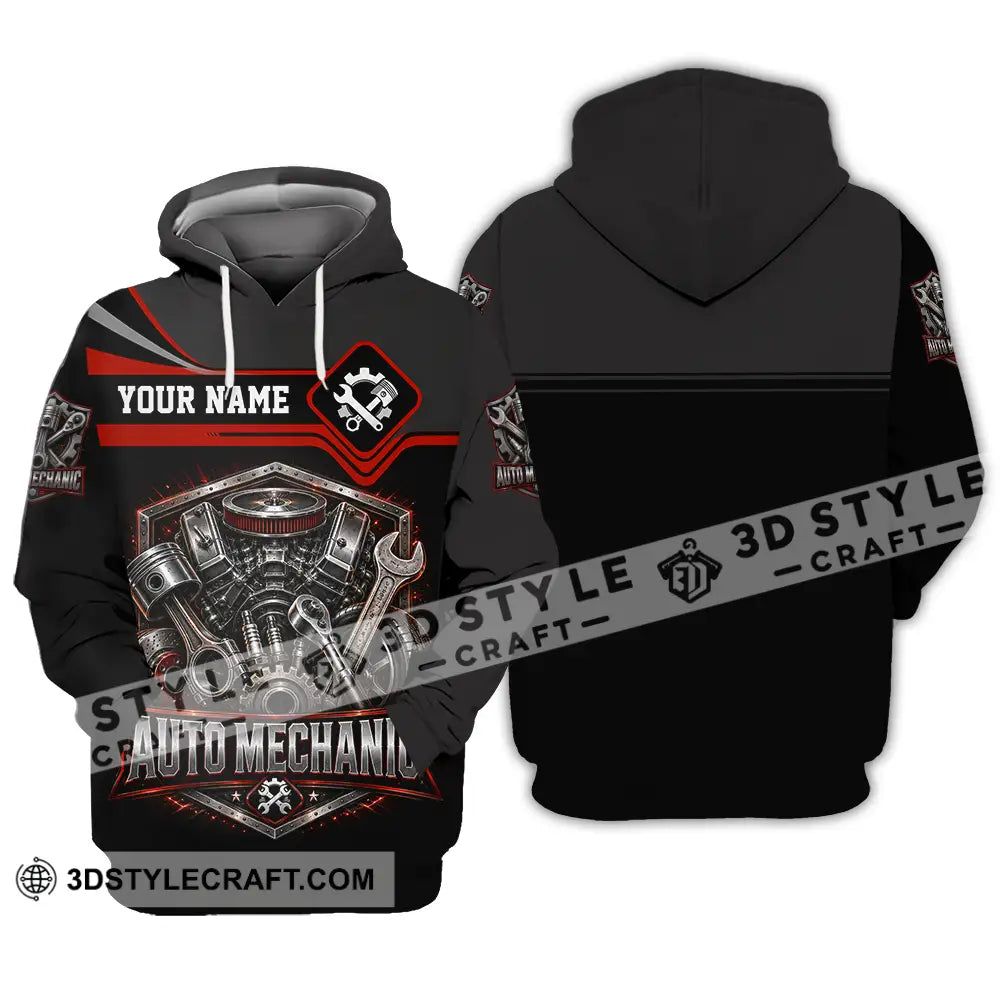 Unisex Shirt - Custom Auto Mechanic Shirt - Hoodie / S - T-shirt