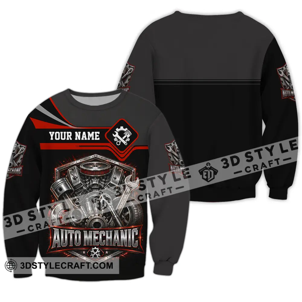 Unisex Shirt - Custom Auto Mechanic Shirt - Long Sleeve / S - T-shirt