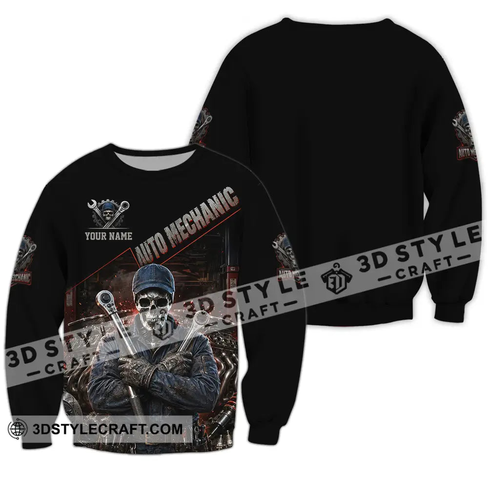 Unisex Shirt - Custom Auto Mechanic Shirt - Long Sleeve / S - T-shirt