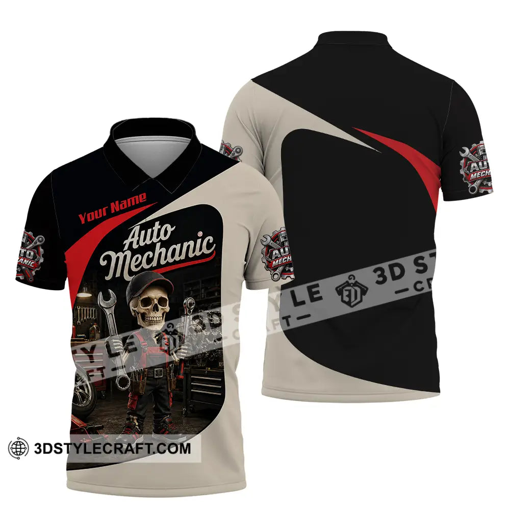 Unisex Shirt - Custom Auto Mechanic Shirt - Polo Shirt / S - T-shirt