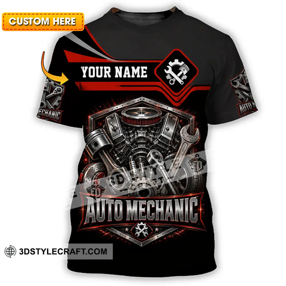 Unisex Shirt - Custom Auto Mechanic Shirt - T-shirt