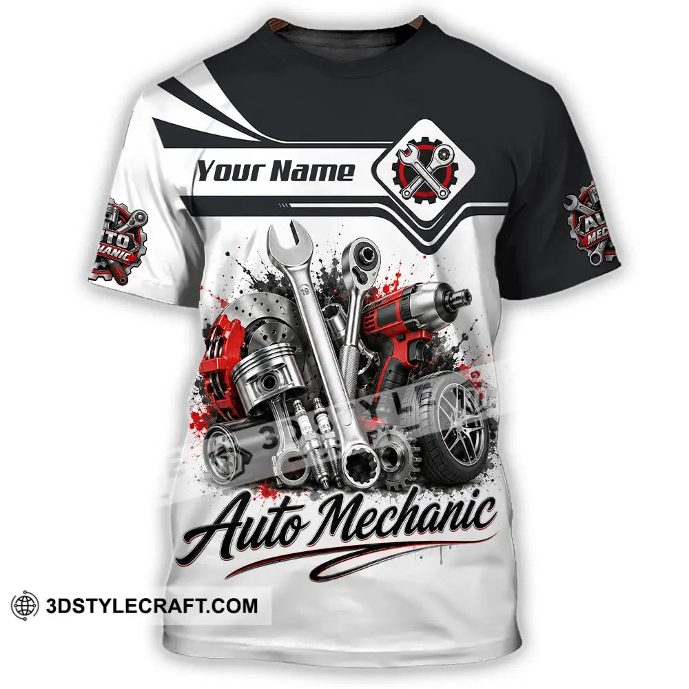 Unisex Shirt - Custom Auto Mechanic Shirt - T-Shirt / S - T-shirt