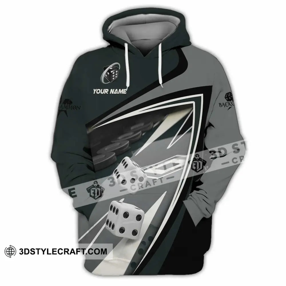 Unisex Shirt - Custom Backgammon 3D Shirt Hoodie / S T-shirt
