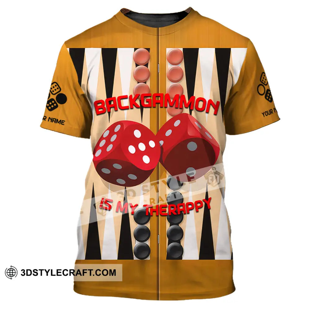 Unisex Shirt - Custom Backgammon 3D Shirt T-Shirt / S T-shirt