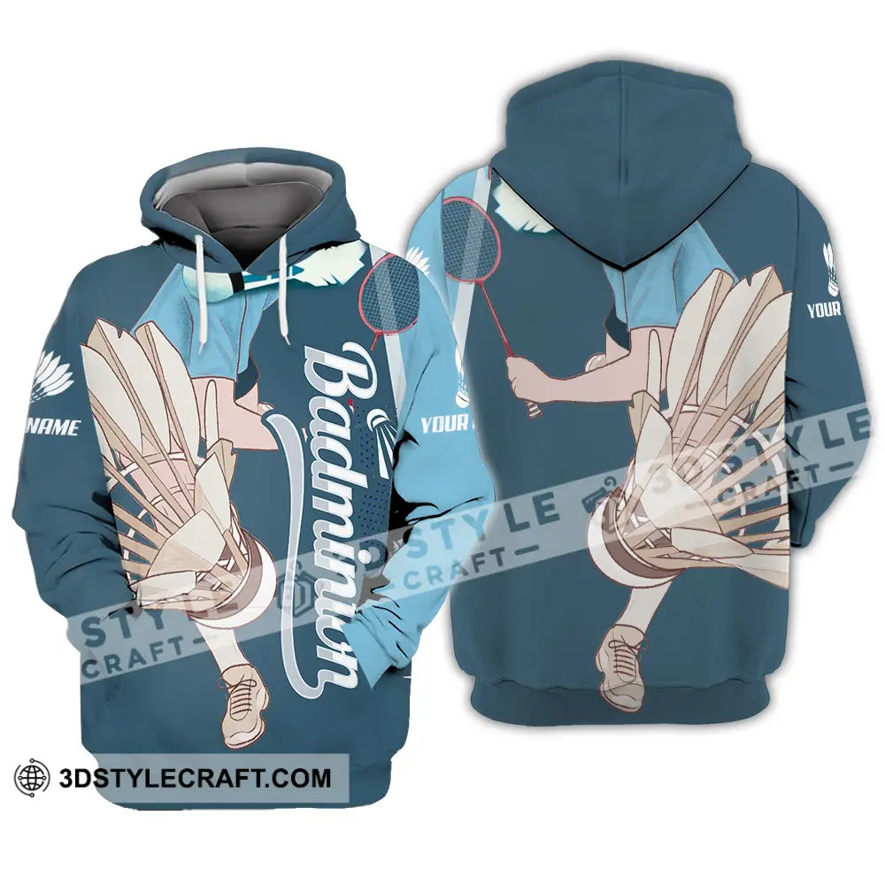 Unisex Shirt - Custom Badminton 3D Shirt Hoodie / S T-shirt