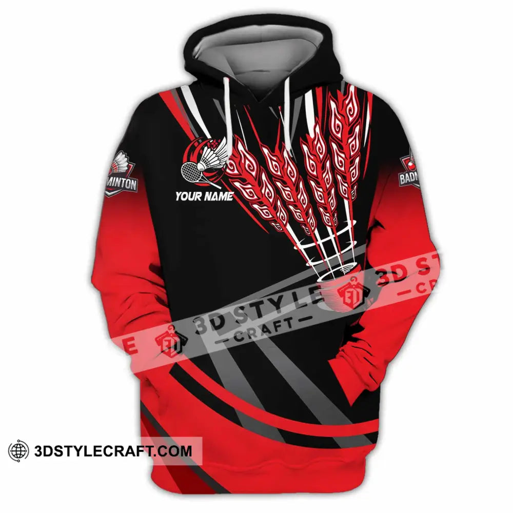 Unisex Shirt - Custom Badminton 3D Shirt Hoodie / S T-shirt