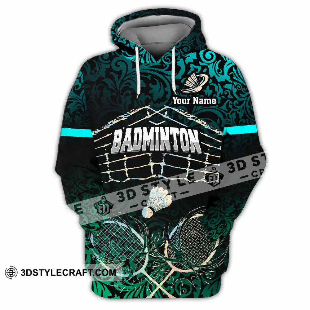 Unisex Shirt - Custom Badminton 3D Shirt Hoodie / S T-shirt