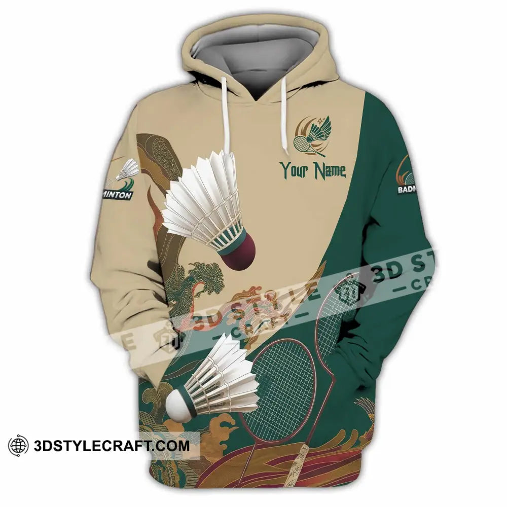 Unisex Shirt - Custom Badminton 3D Shirt Hoodie / S T-shirt