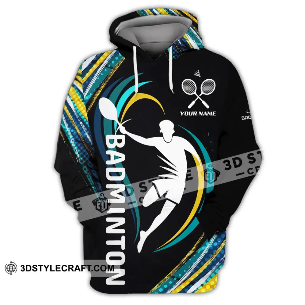 Unisex Shirt - Custom Badminton 3D Shirt Hoodie / S T-shirt