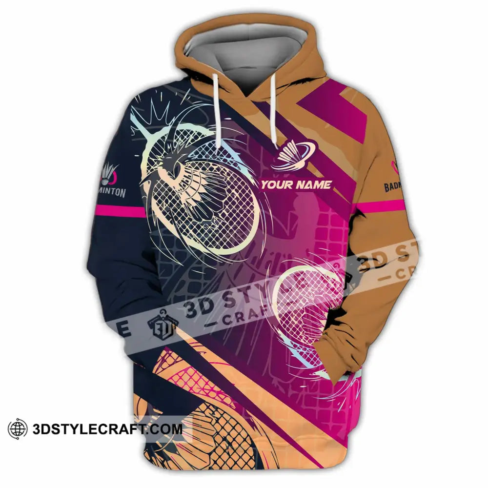 Unisex Shirt - Custom Badminton 3D Shirt Hoodie / S T-shirt