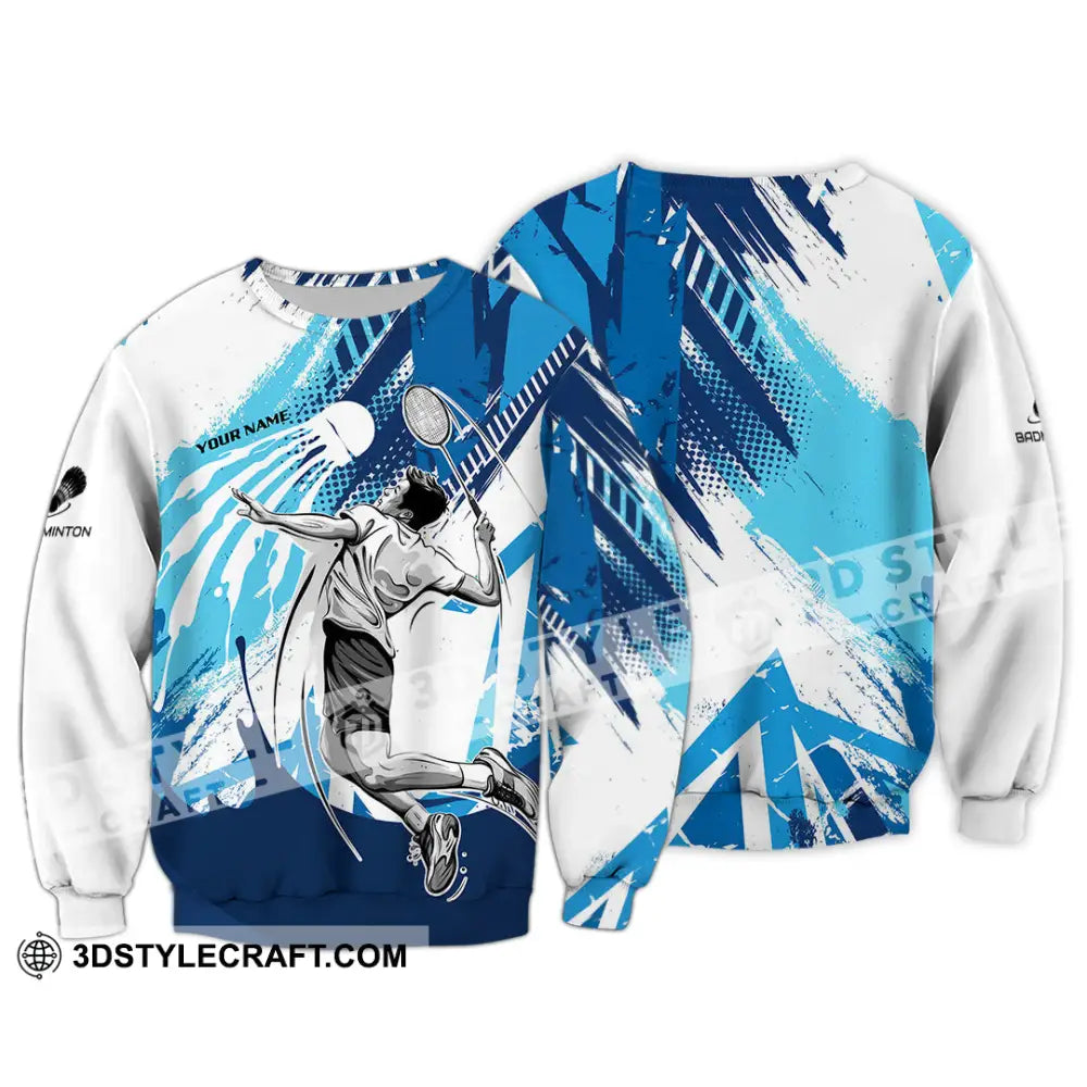 Unisex Shirt - Custom Badminton 3D Shirt Long Sleeve / S T-shirt