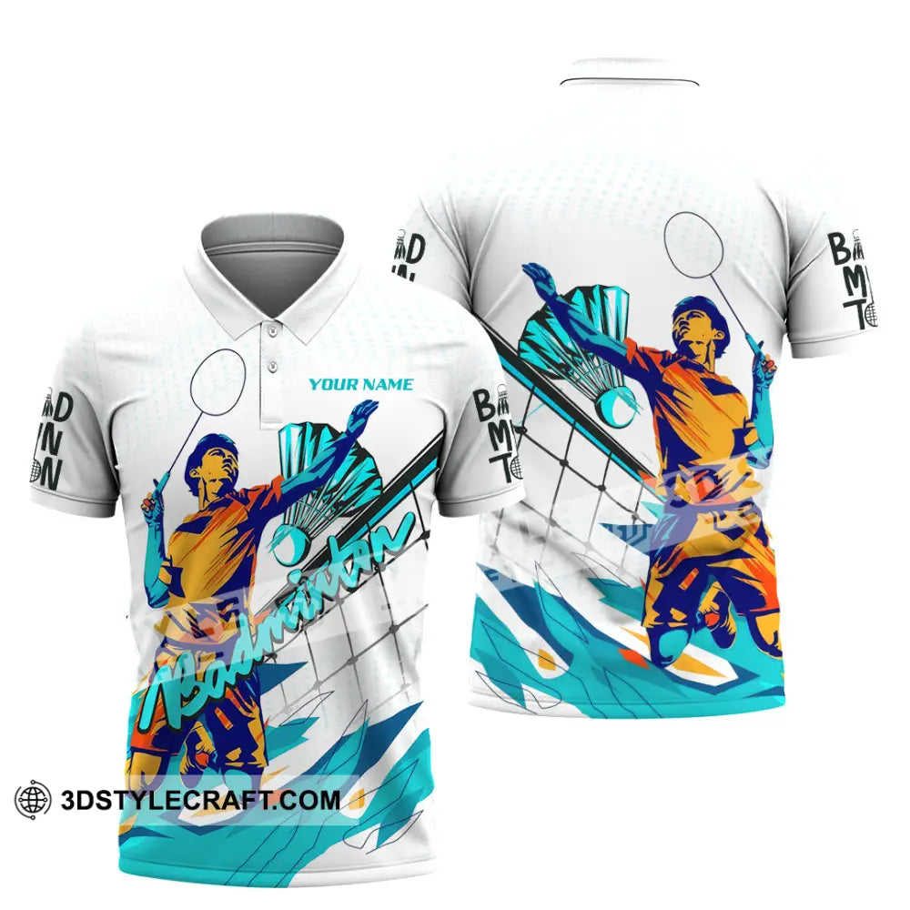Unisex Shirt - Custom Badminton 3D Shirt Polo Shirt / S T-shirt
