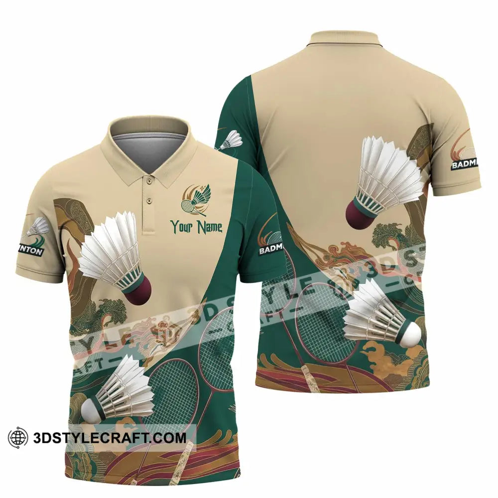 Unisex Shirt - Custom Badminton 3D Shirt Polo Shirt / S T-shirt