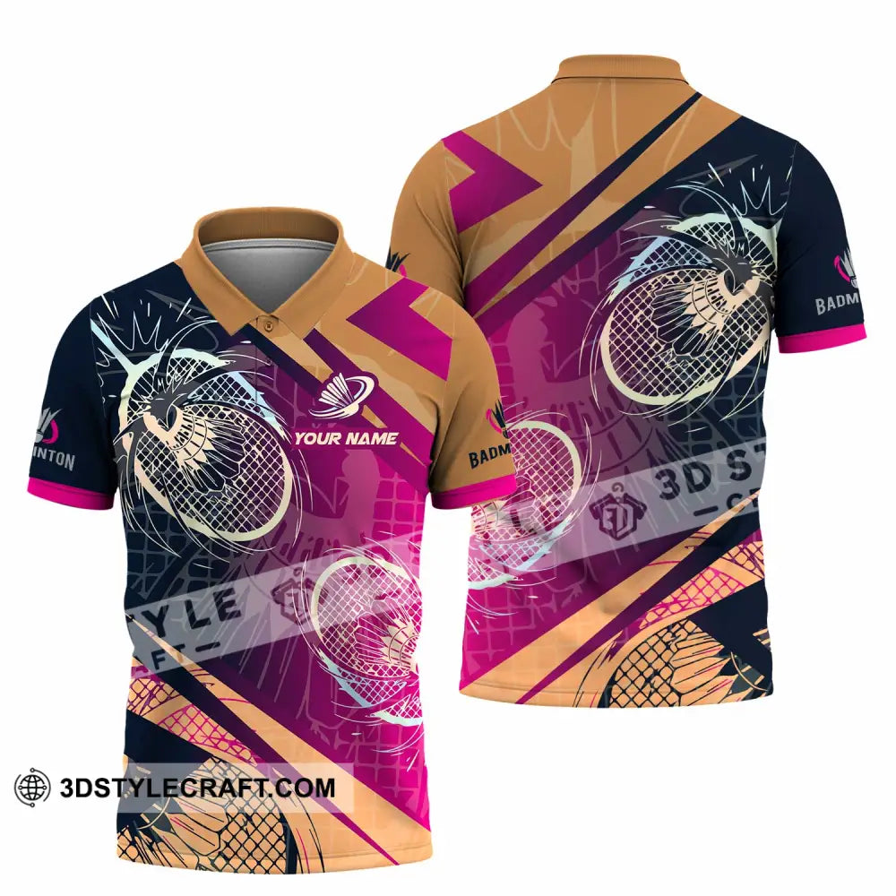 Unisex Shirt - Custom Badminton 3D Shirt Polo Shirt / S T-shirt