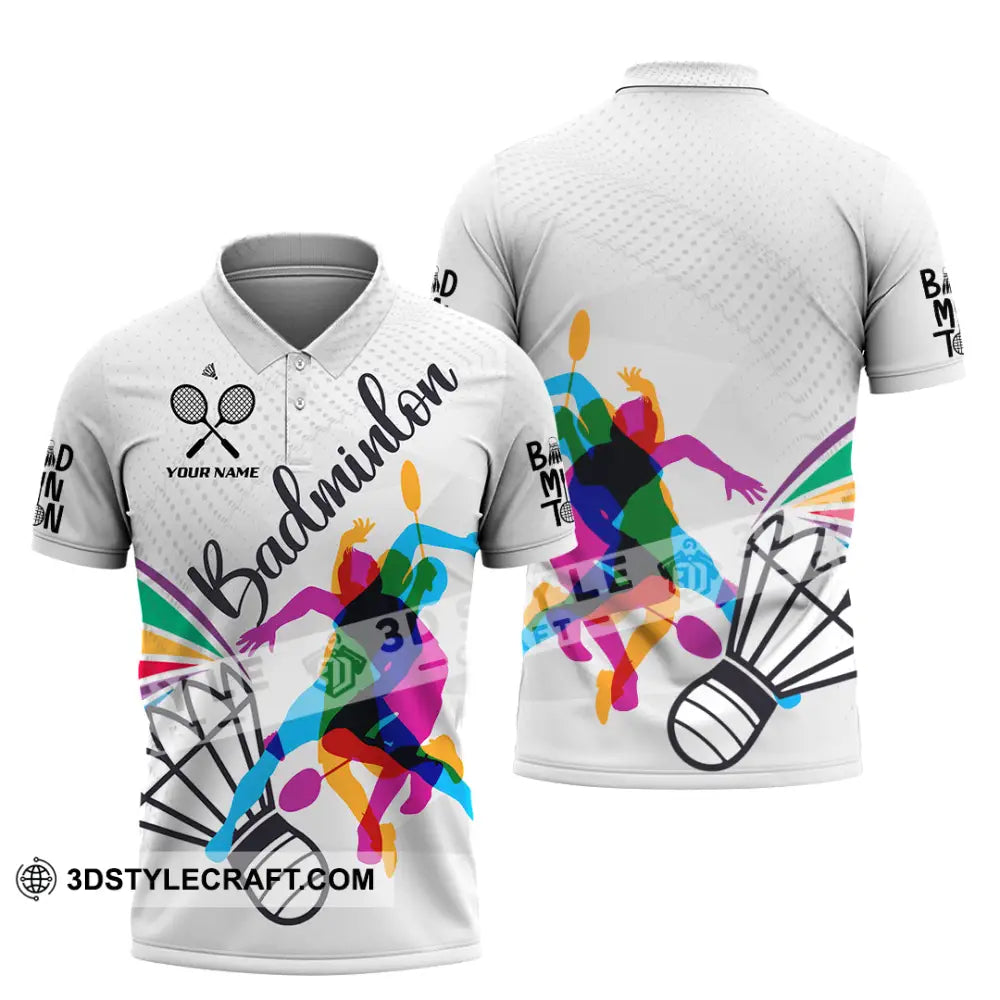Unisex Shirt - Custom Badminton 3D Shirt Polo Shirt / S T-shirt
