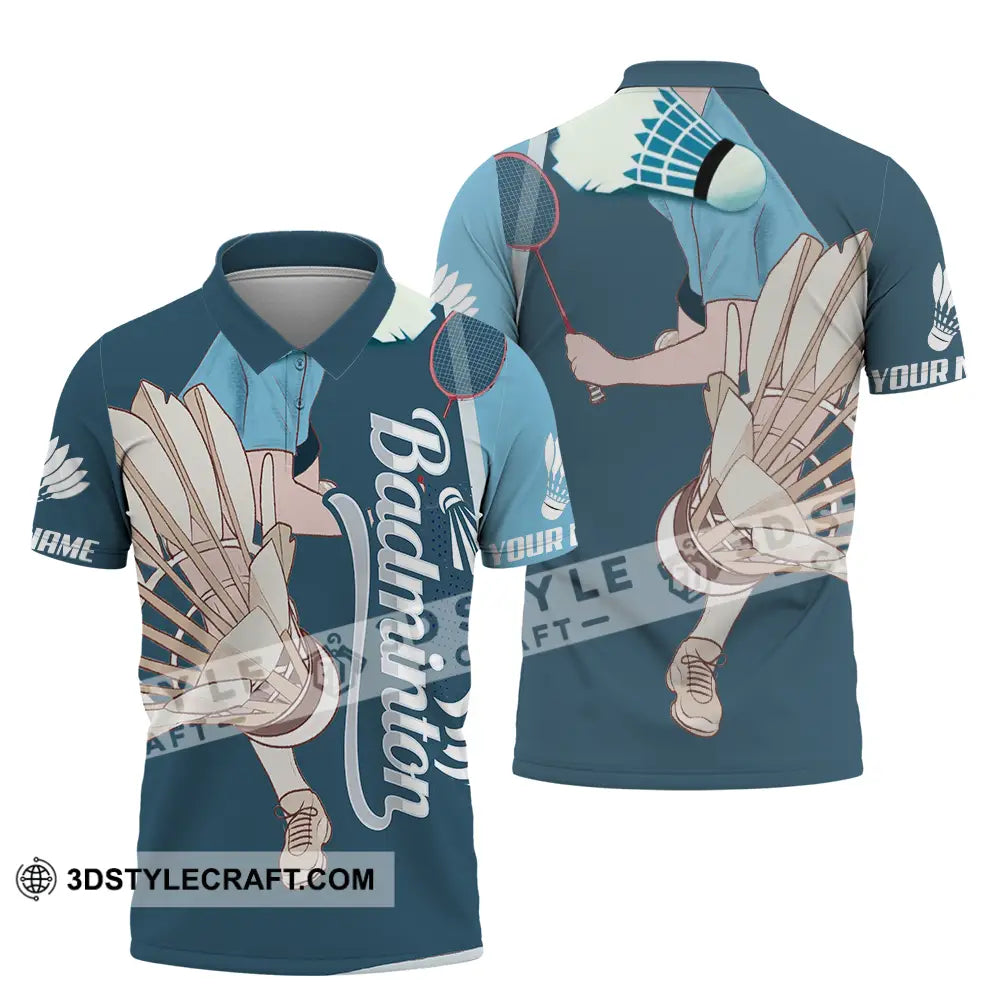 Unisex Shirt - Custom Badminton 3D Shirt Polo Shirt / S T-shirt