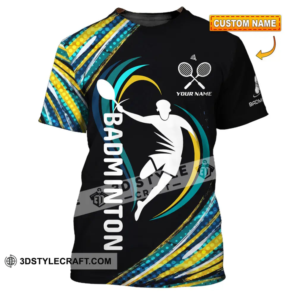 Unisex Shirt - Custom Badminton 3D Shirt T-shirt