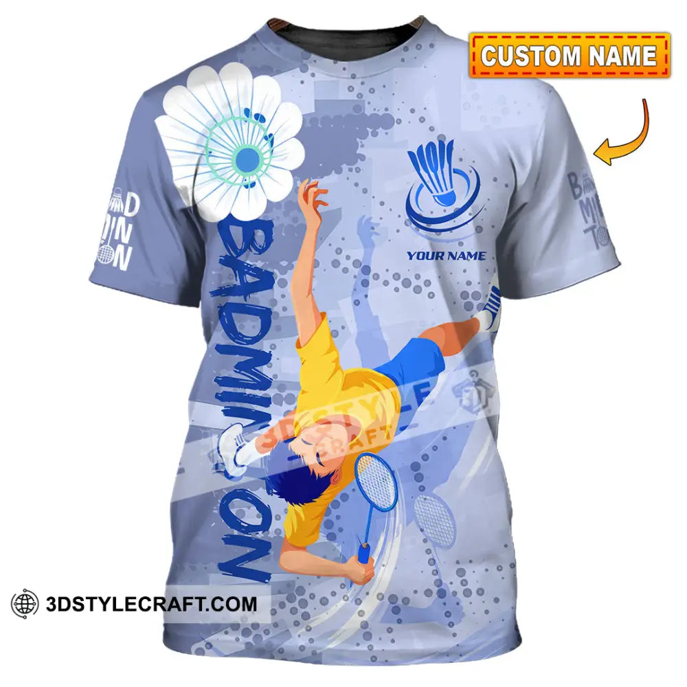 Unisex Shirt - Custom Badminton 3D Shirt T-shirt