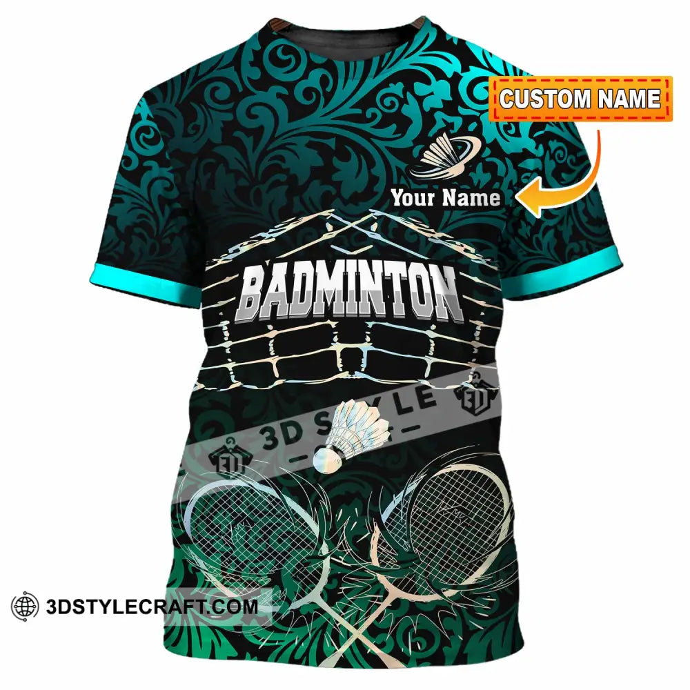 Unisex Shirt - Custom Badminton 3D Shirt T-shirt