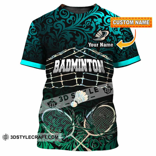 Unisex Shirt - Custom Badminton 3D Shirt T-shirt