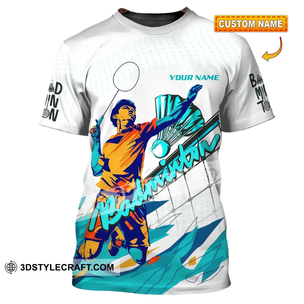 Unisex Shirt - Custom Badminton 3D Shirt T-shirt