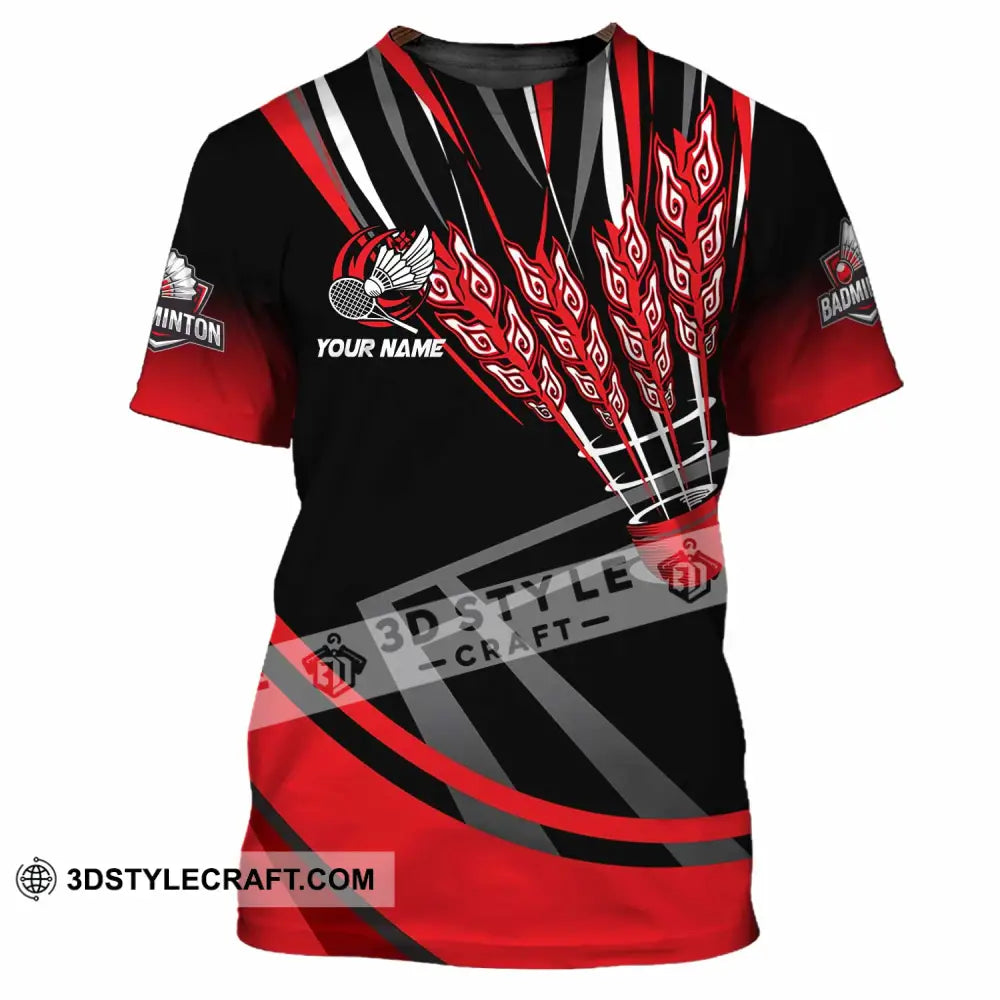 Unisex Shirt - Custom Badminton 3D Shirt T-Shirt / S T-shirt