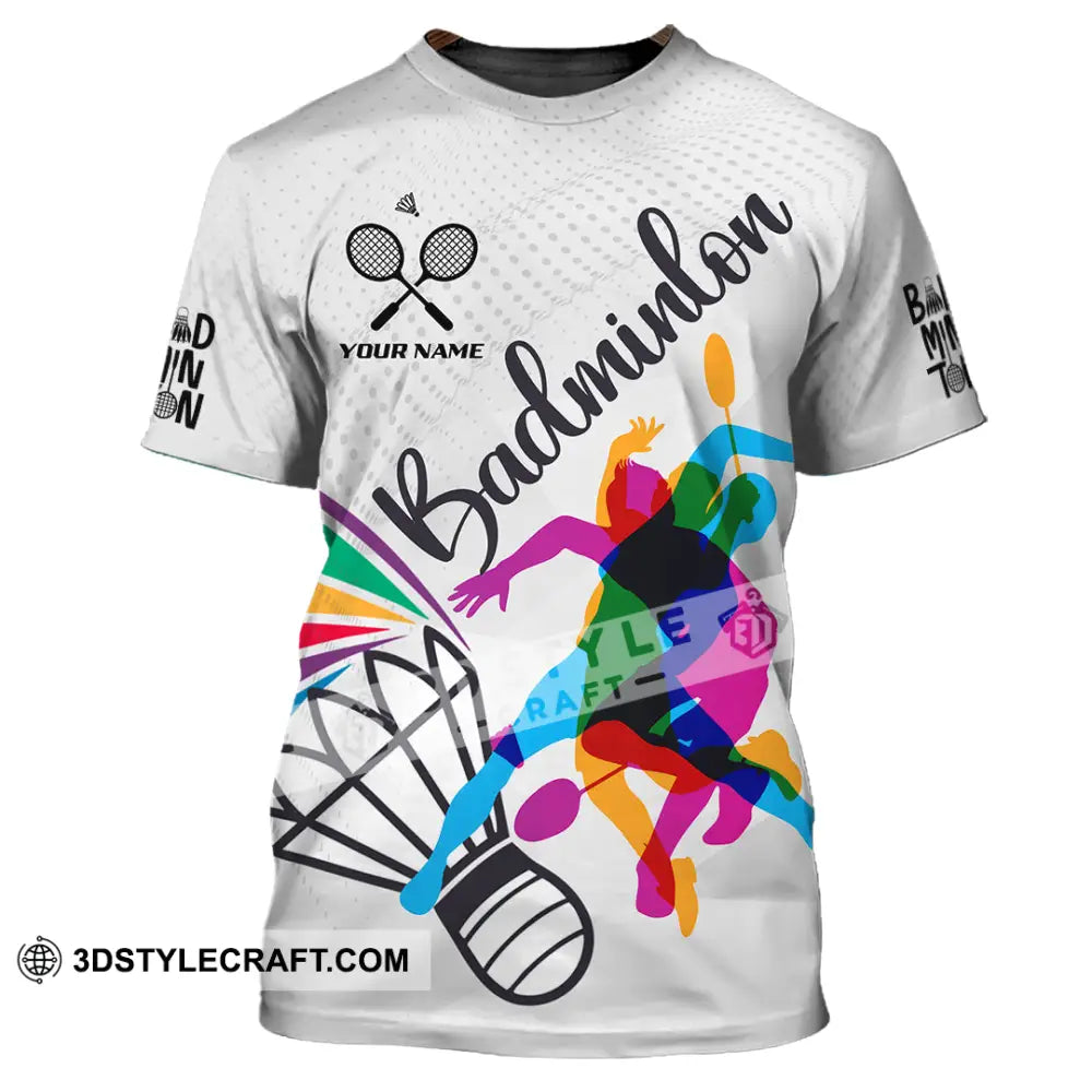 Unisex Shirt - Custom Badminton 3D Shirt T-Shirt / S T-shirt