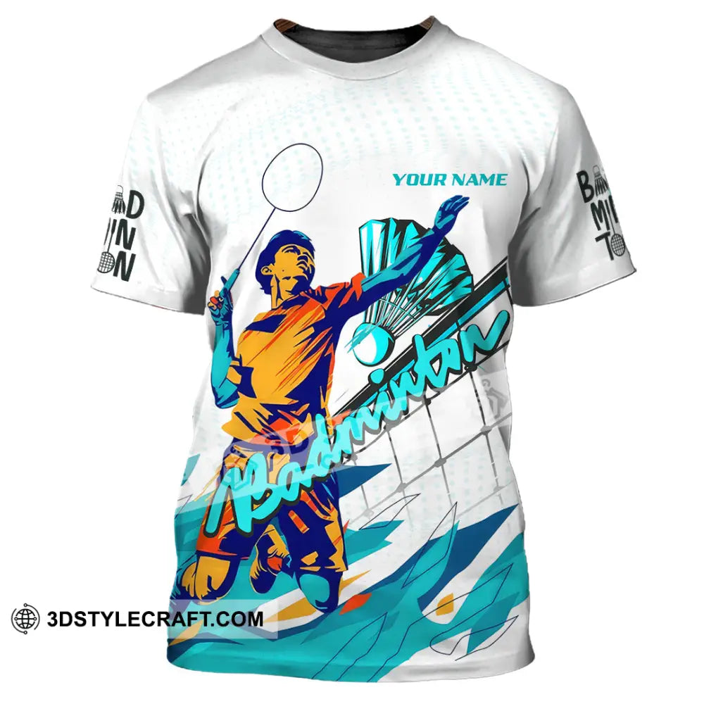 Unisex Shirt - Custom Badminton 3D Shirt T-Shirt / S T-shirt