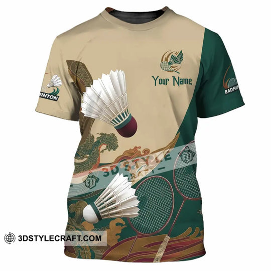Unisex Shirt - Custom Badminton 3D Shirt style option 2