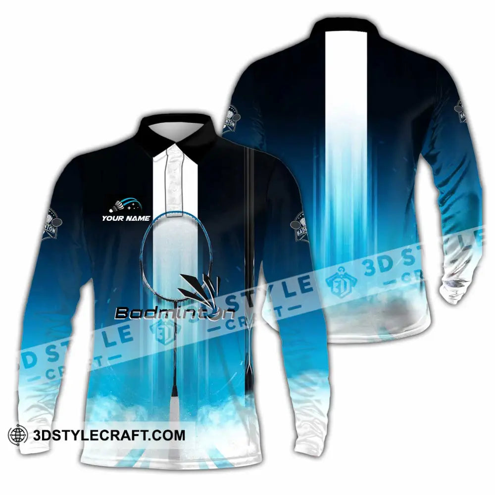 Unisex Shirt - Custom Badminton Shirt - Long Sleeve Polo / S - T-shirt