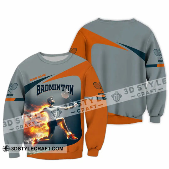 Unisex Shirt - Custom Badminton Shirt style option 3