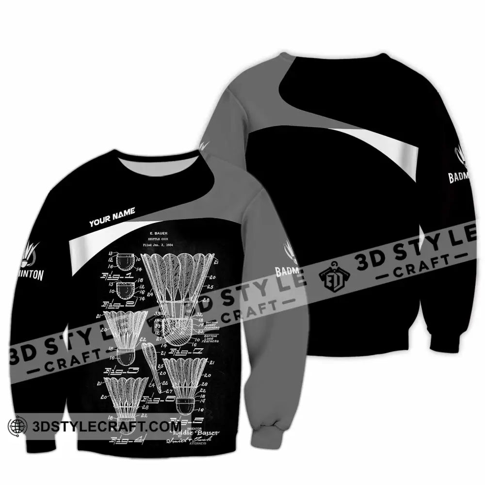 Unisex Shirt - Custom Badminton Shirt - Long Sleeve / S - T-shirt