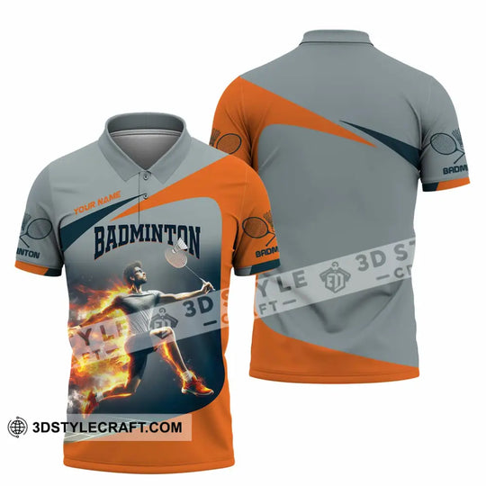 Unisex Shirt - Custom Badminton Shirt style option 2