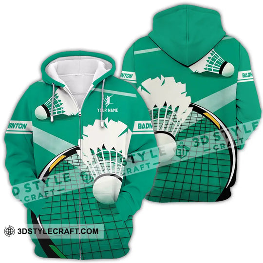 Unisex Shirt - Custom Badminton Sport Shirt style option 4